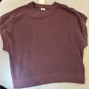 A Nee Day Purple Knit Sweater Vest